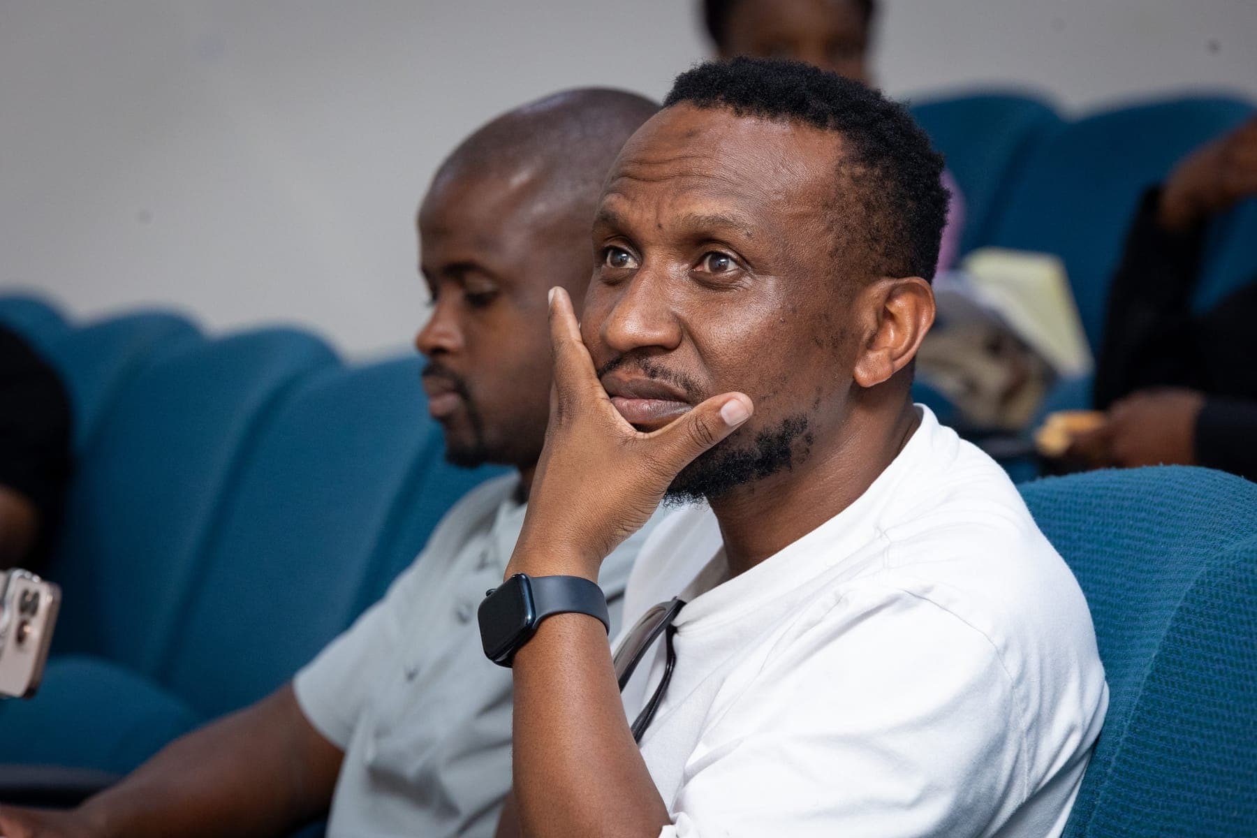 Workshop participants in group discussion